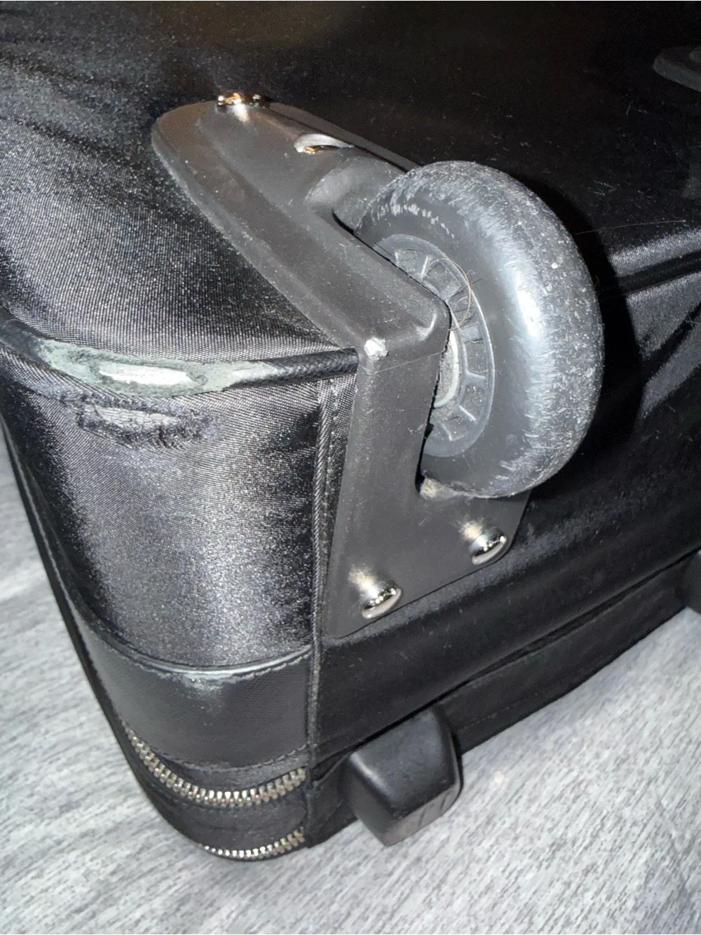 Prada Black Nylon Laptop Tote with Logo Triangle